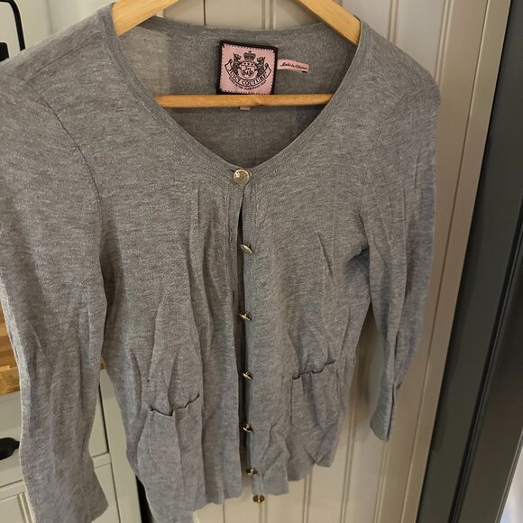 Grey Juicy Couture Cardigan - Picture 1 of 2